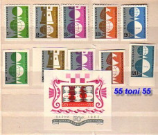 1962 XV Chess Olympiad  Compl. 5v Perf.+5 V..imperf.+ S/S- MNH  BULGARIA  / Bulgarie - Echecs