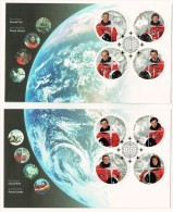 2003   Canadian Astronauts  Sc 1999a-h  From Booklet On 2 FDCs - 2001-2010