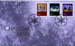 2000  FDC Noël  Série Complète  Sc 1873-5 - 2001-2010