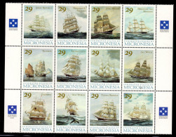 MICRONESIA - 1993 SAILING SHIPS (12V) FINE MNH ** SG 301-312 - Micronésie