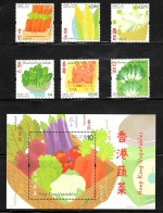 China Hong Kong 2023Hong Kong Vegetables (stamps 6v+SS/Block) MNH - Nuovi