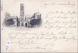 PARIS- EGLISE ST-GERMAI -L AUXERROIS- CARTE PIONNIERE ECRITE LE 28 11 1897- FORMAT 144/97 - Kirchen