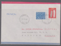 Finland 1983 Airmail Cover Turku To Madrid - Brieven En Documenten