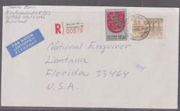 Finland 1986 Cover R00979 Hensinki To Florida - Brieven En Documenten