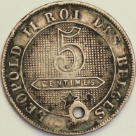 Belgium - 5 Centimes 1900, KM# 40.1 (#3080) - 5 Centimes