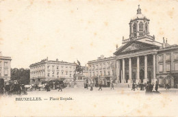 BELGIQUE - Bruxelles - Place Royale - Carte Postale Ancienne - Otros & Sin Clasificación