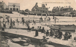 Le Bourg De Batz * Enfants Baigneurs , La Plage * Jetée Digue * Villageois - Batz-sur-Mer (Bourg De B.)