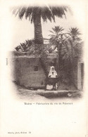 ALGERIE - Biskra - Fabrication Du Vin De Palmiers - Animé - Carte Postale Ancienne - Biskra