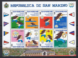 San Marino 2001 Giochi Dei Piccoli Stati D'Europa ( Volleyball Table Tennis Basket Swimming Cycling Shoot Bowl) - Tafeltennis