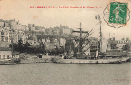 FRANCE - Granville - Le Petit Bassin Et La Haute Ville - Bateau - Carte Postale Ancienne - Granville