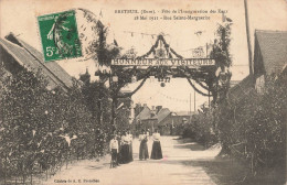 FRANCE - Breteuil - Fête De L'inauguration Des Eaux 28 Mai 1911 - Rue Sainte Marguerite - Carte Postale Ancienne - Breteuil