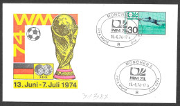 Germania/Germany/Allemagne: FDC, "Germania 1974", "Germany 1974", "Allemagne 1974" - 1974 – Alemania Occidental