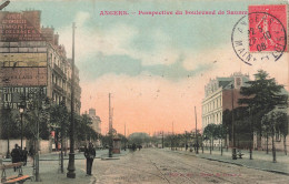 FRANCE - Angers - Perspective Du Boulevard De Saumure - Colorisé - Carte Postale Ancienne - Angers