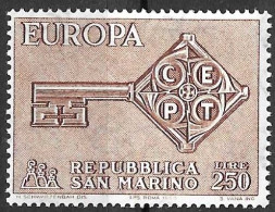 SAN MARINO - 1968 - EUROPA - NUOVO MNH** ( YVERT 720- MICHEL 913 - SS 765) - 1968