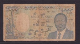 CAMEROON - 1990 1000 Francs Circulated Note - Kameroen