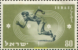 77941 MNH ISRAEL 1950 JUEGOS DEPORTIVOS MACABEOS - Neufs (sans Tabs)