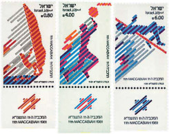 328275 MNH ISRAEL 1981 11 JUEGOS DEPORTIVOS MACABEOS - Nuevos (sin Tab)