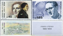 328377 MNH ISRAEL 1988 HOMENAJE A HAVIVAH REIK Y HAYYIM SERENI - Unused Stamps (without Tabs)