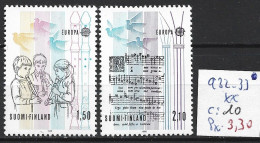 FINLANDE 932-33 ** Côte 10 € - Unused Stamps