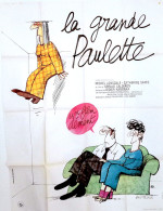 Affiche Ciné Originale LA GRANDE PAULETTE Luis REGO Yves ROBERT 120X160 Claire Bretecher 1974 - Affiches & Posters