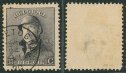 Roi Casqué - N°169 Obl Agence "(Chev)etogne" / COBA : 100 Sur Pellens. - 1919-1920 Trench Helmet