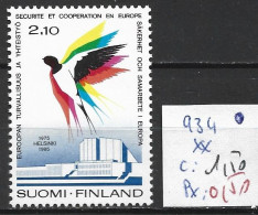 FINLANDE 934 ** Côte 1.50 € - Neufs