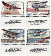 328328 MNH ISRAEL 1985 PIONEROS DE LA AVIACION - Ongebruikt (zonder Tabs)