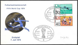 Germania/Germany/Allemagne: FDC, "Germania 1974", "Germany 1974", "Allemagne 1974" - 1974 – Alemania Occidental