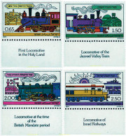 26136 MNH ISRAEL 1977 LOS FERROCARRILES EN TIERRA SANTA - Ongebruikt (zonder Tabs)