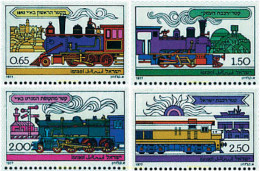 223657 MNH ISRAEL 1977 LOS FERROCARRILES EN TIERRA SANTA - Neufs (sans Tabs)