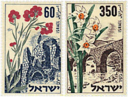 90746 HINGED ISRAEL 1954 6 ANIVERSARIO DEL ESTADO - Ungebraucht (ohne Tabs)