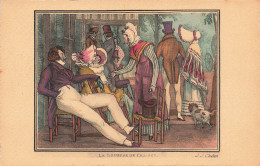 PEINTURES & TABLEAUX - La Loueuse De Chaises - J.J Chalon - Carte Postale Ancienne - Malerei & Gemälde