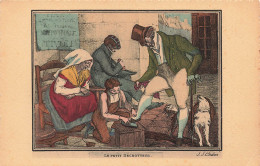 PEINTURES & TABLEAUX - Le Petit Décrotteur - Carte Postale Ancienne - Malerei & Gemälde