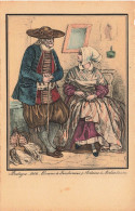 PEINTURES & TABLEAUX - Bretagne - 1848 - Homme De Landivisiau & Artisane De Morlaix - Carte Postale Ancienne - Pintura & Cuadros