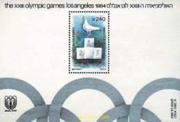 31506 MNH ISRAEL 1984 23 JUEGOS OLIMPICOS VERANO LOS ANGELES 1984 - Ungebraucht (ohne Tabs)