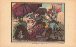 PEINTURES & TABLEAUX - Les Tondeuses De Chiens - J. J. Chalon - Carte Postale Ancienne - Malerei & Gemälde