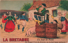ILLUSTRATION - La Bretagne - Un Jour De Noces - La Disparition Du Biniou - Carte Postale Ancienne - Non Classificati