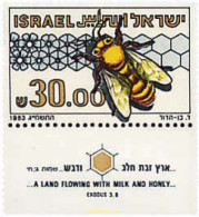 328298 MNH ISRAEL 1983 ABEJA - Ongebruikt (zonder Tabs)