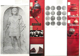 Fine Arts Postcard Fishborne Roman Palace Display Of Military Equipment Coins And Pottery - Verzamelingen & Kavels