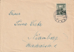 Slovaquie Lettre  Pour L'Allemagne 1943 - Briefe U. Dokumente