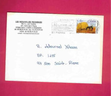 Lettre De 2001 Pour SPM - YT N° 742 - Ramassage Du Foin - Briefe U. Dokumente