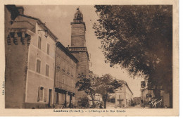 CPA13- LAMBESC- L'Horloge Et La Rue Grande - Lambesc