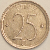 Belgium - 25 Centimes 1972, KM# 154.1 (#3086) - 25 Centimes