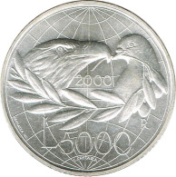 San Marino - 5.000 Lire 2000 - Pace - KM# 406 - Saint-Marin