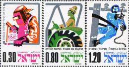 42216 MNH ISRAEL 1975 SEGURIDAD EN EL TRABAJO - Unused Stamps (without Tabs)