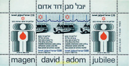 45951 MNH ISRAEL 1980 50 ANIVERSARIO DE LA CRUZ ROJA DE ISRAEL - Ongebruikt (zonder Tabs)