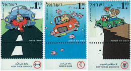 328592 MNH ISRAEL 1997 SEGURIDAD VIAL - Unused Stamps (without Tabs)