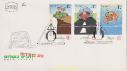 416808 MNH ISRAEL 1997 SEGURIDAD VIAL - Unused Stamps (without Tabs)