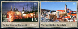 ONU Vienne 2016 - UNESCO - Patrimoine Mondial République Tchèque - 2 Timbres Détachés De Feuille ** MNH PF - Ungebraucht