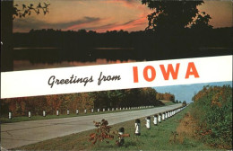 11491869 Des_Moines_Iowa Panorama At Sunset Highway - Autres & Non Classés